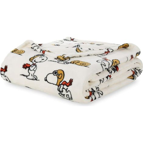 Bequeme Fleece-Tagesdecke mit verspieltem Muster, 150 × 200 cm