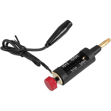 Testeur de bougies d'allumage portable et réglable, compatible avec les bougies et circuits d'allumage automobiles, mesure la tension avec précision, durable et polyvalent. (1/5)