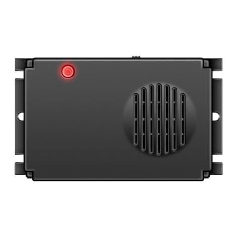 Dispositif anti-parasites à ondes sonores haute fréquence 12,5 kHz pour intérieur maison, entrepôt et compartiment moteur de voiture, design compact en ABS noir - (1/5)