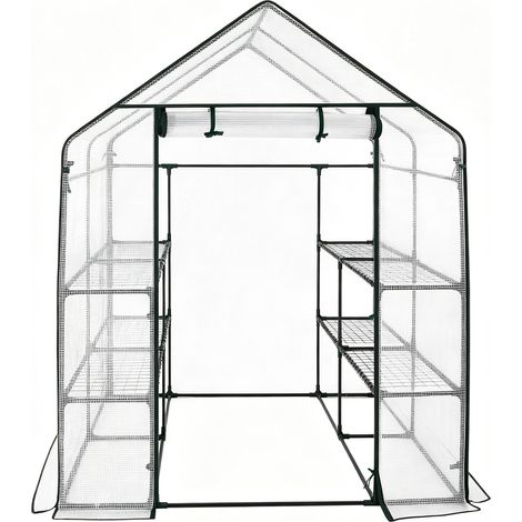 Serre résistante, abri à tomates, serre avec fermeture éclair, protection des plantes (serre uniquement) (1/5)