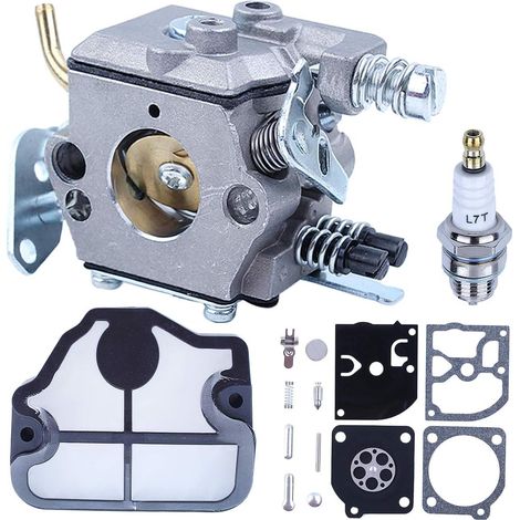 Kit de filtre à air pour carburateur Adefol compatible avec Husqvarna 36 41 136 136LE 137 137E 141 141LE 142 142E Moteur Carburateur WT-834 WT-657 WT-529 WT-289 WT-285 WT-239 (1/5)