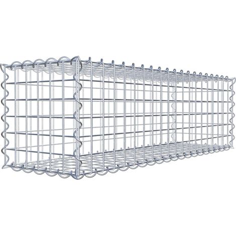 Gabiondeco - Gabion 100 cm x 30 cm x 30 cm (L x H x P). mailles 5 x 5 cm. Spirale - Made in Germany (1/5)