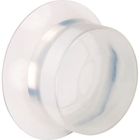 Capuchón transparente F&B para pulsadores, material resistente y diseño funcional.