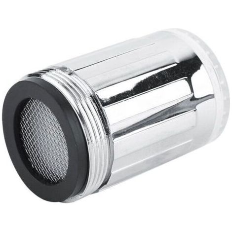 3-farbiger LED-Duschkopf mit Temperatursensor und farbwechselndem Wasserfilter