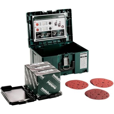 Metabo Juego de abrasivos multiagujeros 150 mm metal corindón