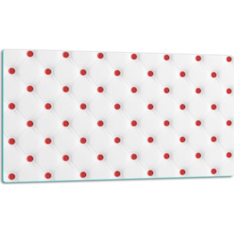 Tabla de cortar de vidrio de 52x30 cm, blanca (1/5)