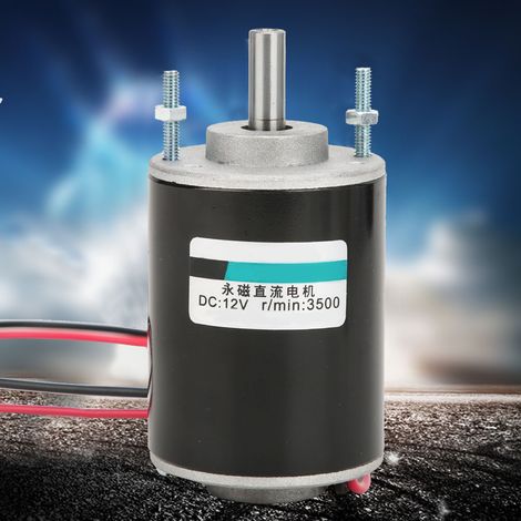 30-W-Hohlwellen-Dauermagnet-Gleichstrommotor mit Bürsten, einstellbare Drehzahl (12 V, 3500 U/min) (1/5)