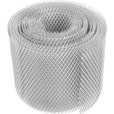 Grille De Protection De GouttièRe En Alliage D'Aluminium 600X6Cm Filet Anti-Feuilles Pare-DéBris Pour Jardin Facile À Installer Et Couper (1/5)
