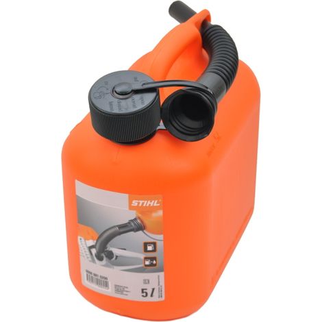 Stihl – Bidon à essence 5L en plastique – UN homologué – Longueur 27 cm – Largeur 15 cm – SKU 8810200