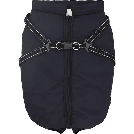 Manteau pour chiens avec harnais imperméable réfléchissant L48 (1/5)