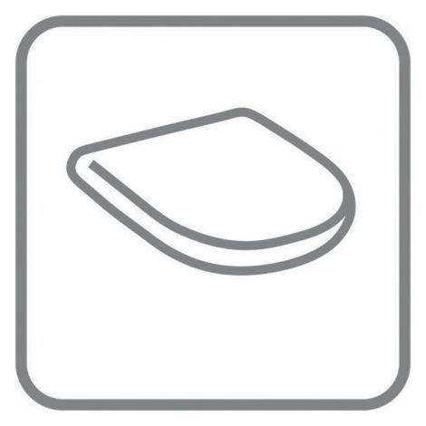 V&B WC-Ringsitz O.NOVO Vita Scharniere Edelstahl weiß (1/2)