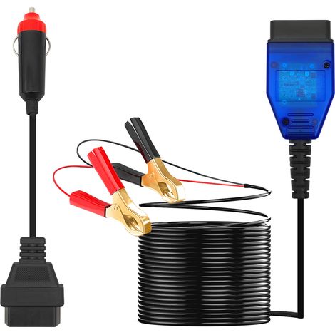 Datensicherung für Fahrzeugspeicher, Notstromkabel für das Fahrzeug, Batteriekabel, OBDII-Speichersicherungsanschluss (1/5)
