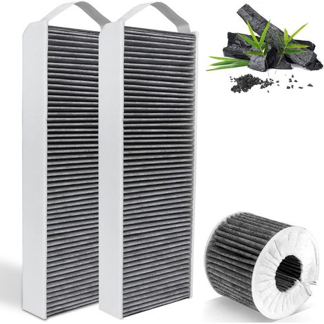 Lot de 2 Filtre à charbon actif compatible avec le filtre Bora Pure PUAKF  Filtre à charbon de haute qualité pour votre plaque de cuisson PURU ou PUXU avec circulation d'air (1/5)