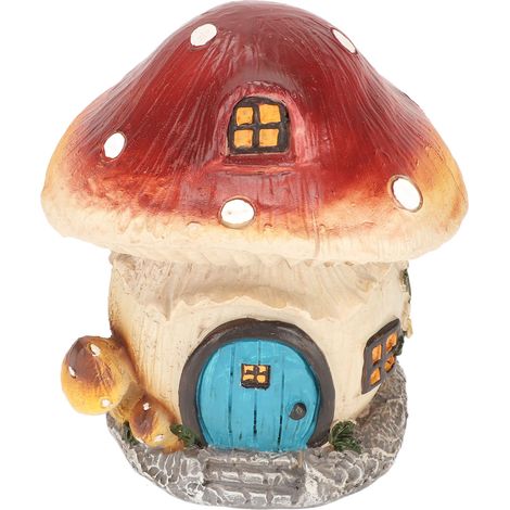 Décoration Champignon en Résine Imperméable pour Jardin Terrasse Extérieur Ornament Paysage (1/5)