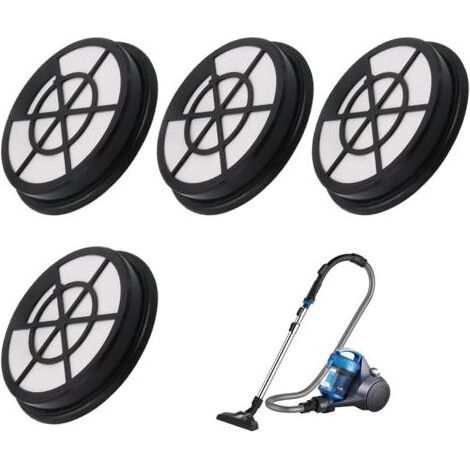 Lot de 4 filtres de rechange pour aspirateur Eureka WhirlWind sans sac, compatible avec NEN110A, NEN110B, NEN110D (1/5)