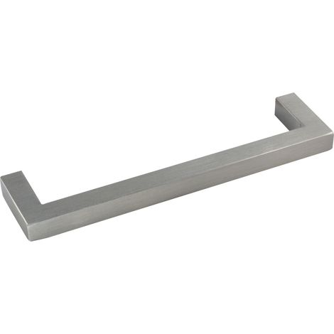 Sun-Chain Griff Merope LA 96mm - Möbelgriff quadratisch Breite 106mm, Edelstahl gebürstet