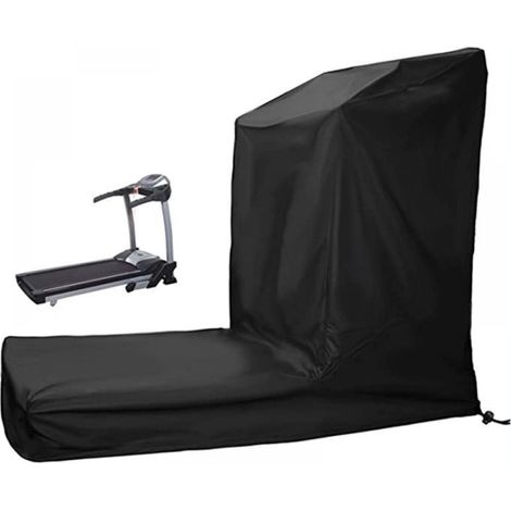 Black Waterproof Dustproof Treadmill Cover (20694170cm) with Zipper - Oxford Fabric - for Indoor and Outdoor Use (1/5)