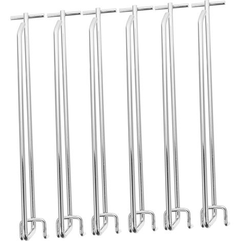 Crochets pour panneau perforé GARVALON lot de 6 support de (1/5)