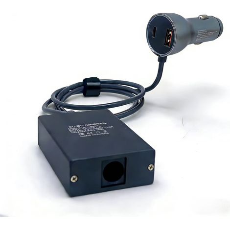 3-in-1 digitales Autoladegerät mit DC-Boost-Adaptergehäuse 30V 2A, 1 m lang, unterstützt den Anschluss eines DC-Kabels bis zu 50 m. (1/4)