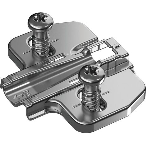 Plaque De Montage Novisys Fixation Oblique D 0mm - Hettich