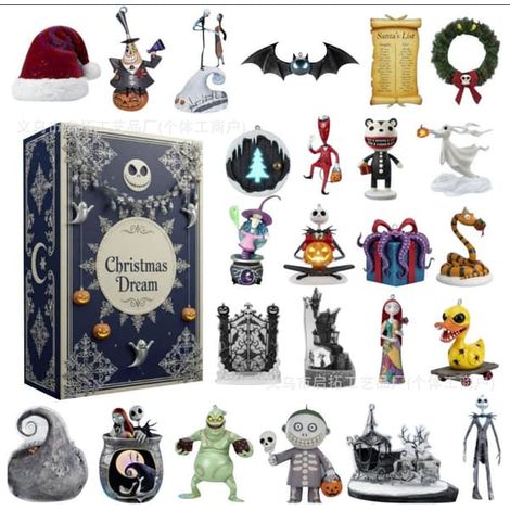 Havsglas Tomte Adventskalender 2026 – Liten Tomte Julnedräkning Le rêve de Noël de Jack