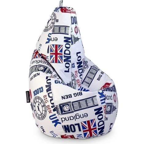 Pouf Poire Similicuir London Happers XXL London