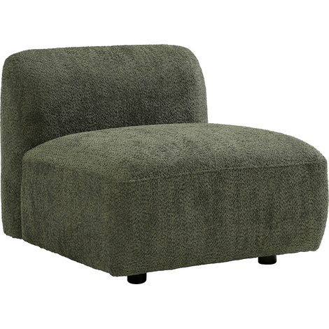 Poltrona in tessuto bouclette verde - DANEPI (1/4)