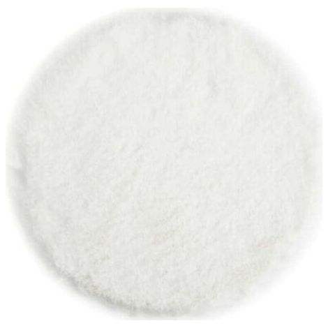 Blanc Coussin de Chaise Rond en Fausse Fourrure Douce et Moelleuse - Décoration de Salon Moderne - 40 x 40 cm (1/4)