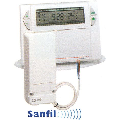 Termostato ambiental programable digital con radio - Flash TAP (1/2)