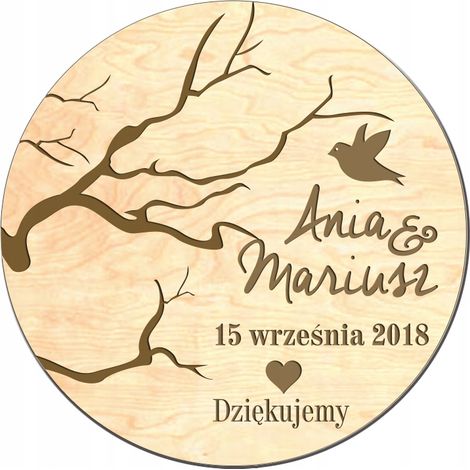 DANKE FÜR DIE GÄSTE HOCHZEIT, Hochzeitsmagnet MK14 (1/4)