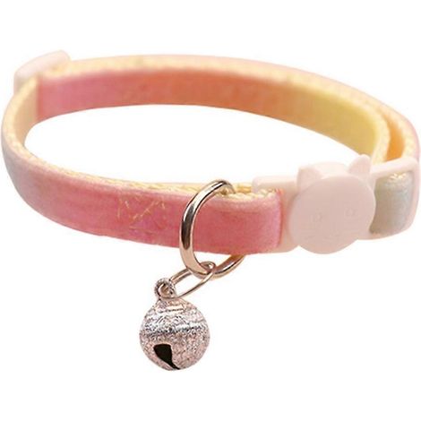 Regenbogenfarbenes Weihnachtshalsband für Katzen, Foto-Requisite für Haustiere, Weihnachtsgeschenk für Katzen, dekoratives Leuchthalsband.