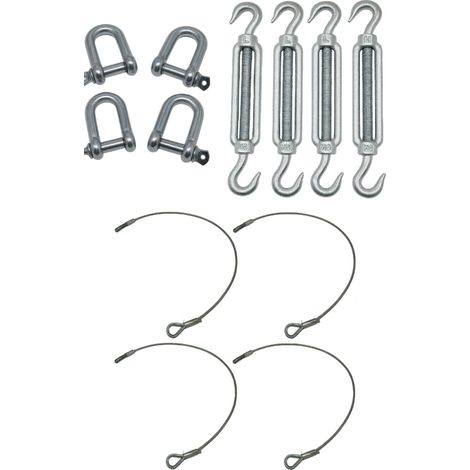Static Caravan Tie Down Kit (Wire Rope Restraining Tether Mobile Home Siting)