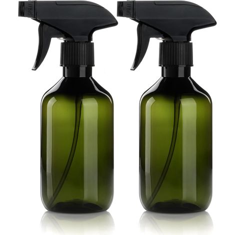 2 Flacons pulvérisateurs, 300ml, PET et PP, buse réglable, pour plantes et nettoyage