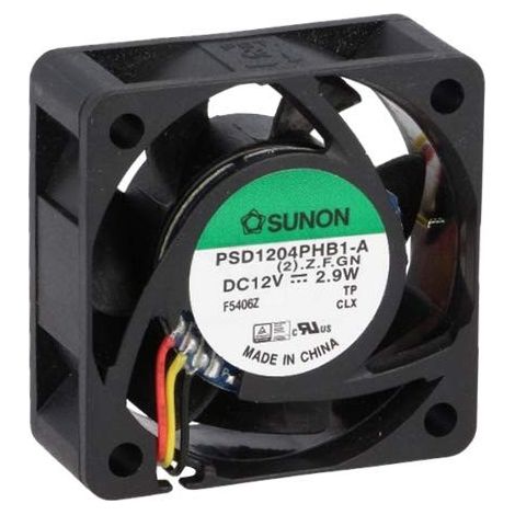 Ventilatore 12vdc 40x40x15mm 2,9w 3w 3fili Balls Psd1204phb1af