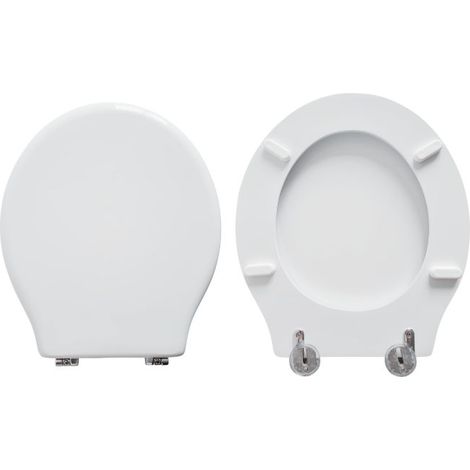 Copriwater Globo Paestum compatibile in poliestere bianco (1/5)