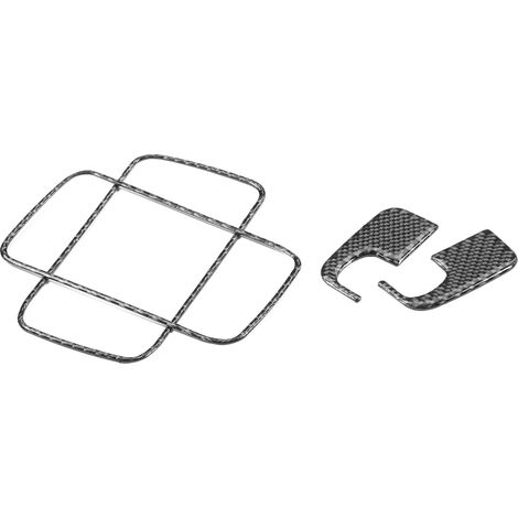 4-teiliges Set Türgriffabdeckungen mit Carbonfaser-Zierleisten für den Innenraum, passend für Dodge Challenger 2008–2014 (Linkslenker) (1/5)