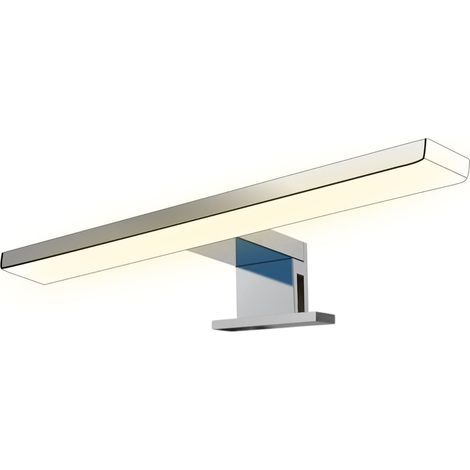 Aluminum Mirror Light, Chrome LED, 3-in-1 Mounting, IP44, Bathroom (1/5)