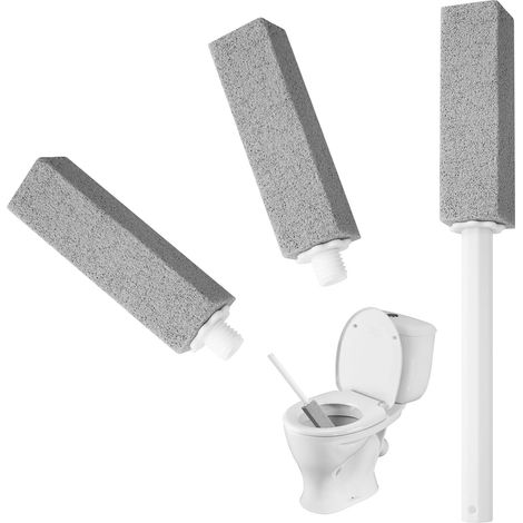 Pierre Ponce Pour Toilettes, 4 Pièces Brosse De Nettoyage Avec Poignée Remplaçable, Pour Piscine, WC, Bain, Cuisine, Grill (1/5)