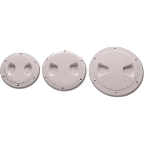 Tappo ispezione per barca camper bianco incasso mm 115