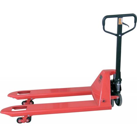 Transpalette 2500kg VG/PUR rouge, demonté (Par 6)