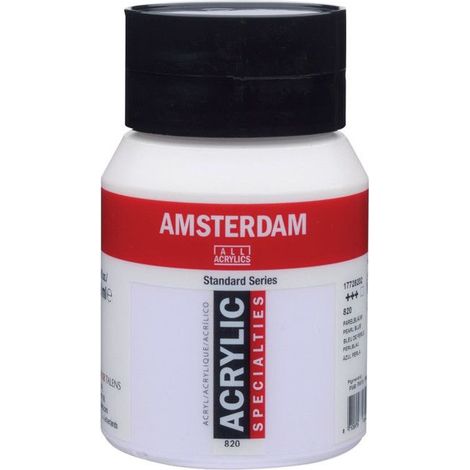 Peinture Acrylique - Bleu nacré - 820 - Amsterdam - Pot de 500ml