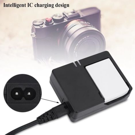 Cuque chargeur de batterie pour Canon Chargeur de batterie pour appareil photo Canon LP-E8 EOS 550D / 600D / 650D / 700D EU P AB070 (1/4)