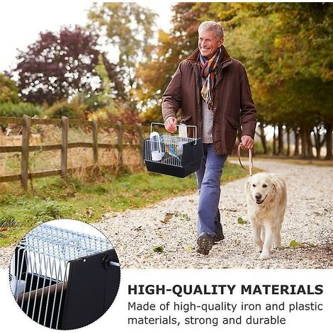1 cage de transport portable pour oiseaux, idéale pour les perruches calopsittes, les calopsittes naines, les conures et les calopsittes. (1/4)