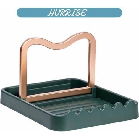 Support Pour Couvercle De Casserole - Repose-Spatule En Plastique Pour Plan De Travail - Multifonctionnel Pour Ustensiles De Cuisine - 1 Pièce (1/5)