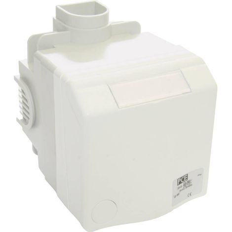 PCE 885-6v enchufe empotrado blanco 16A 400V IP44