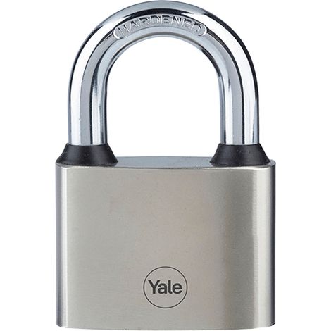 YALE Lucchetto a disco in ferro Y112/50/128/1 50 mm con arco corto