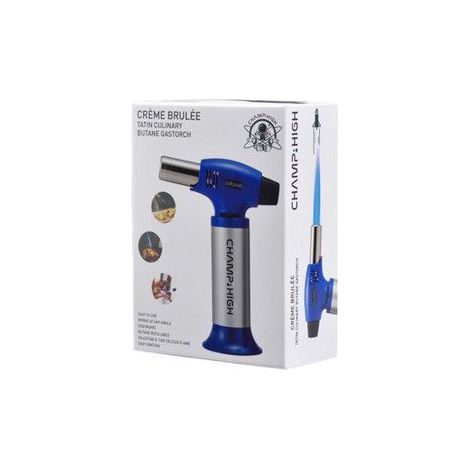 Chalumeau de Cuisine - CHAMP - 15,5 cm - Flamme Réglable - Métal - Bleu (1/3)