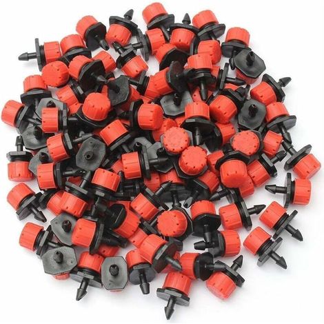 Sistema di irrigazione a goccia da 200 pezzi, sistema di irrigazione a micro-goccia regolabile, irrigatore nebulizzatore per irrigazione di prati, giardini, orti di erbe aromatiche, ecc.
