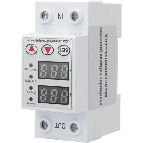 BERM @ BEMS5-40A 230V 40A Protection numérique intelligente contre les surtensions et les surintensités (1/5)