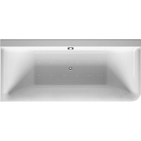 Duravit P3 Comforts vasca idromassaggio angolo sinistro 184 l 180x80 bianco, 2 schienali Air-Syst